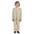 Little Boys Khaki Jewels & Gents Jacket Vest Shirt Tie Pants 5 Pc Suit 2T-7 - SophiasStyle.com